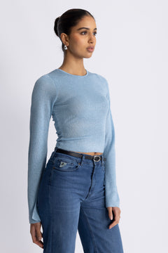 Adina Top Ls - Blue