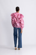 Sylvia Blouse - Pink Roses