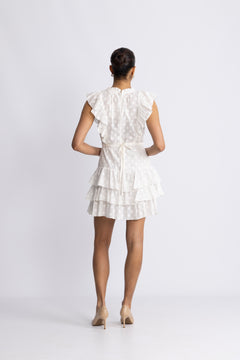 Otilie Dress - Powder