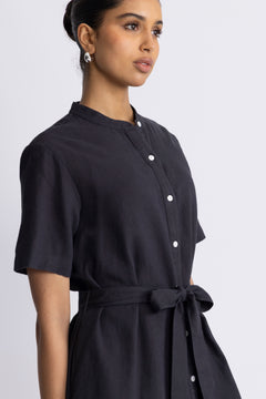 Pennie Ginia 2/4 Shirt Dress - Phantom