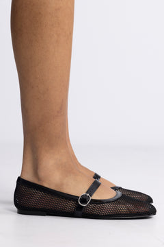 Bialilja Mary Jane Mesh - Black
