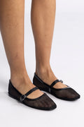 Bialilja Mary Jane Mesh - Black