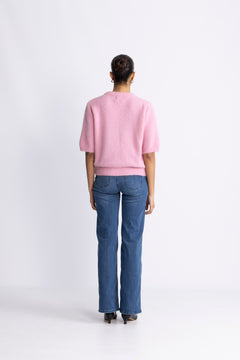 Kae SS Knit Cardigan - Blush
