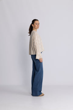 Lyza Sh Knit - Ivory