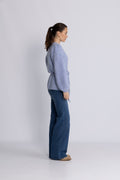 Fredrikke Chunky Cardigan - Light Blue