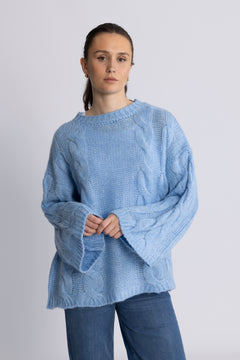 Lyza Knit - Light Blue