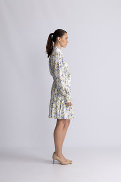 Yastilera Ls Shirt Dress - Star White Sumelli