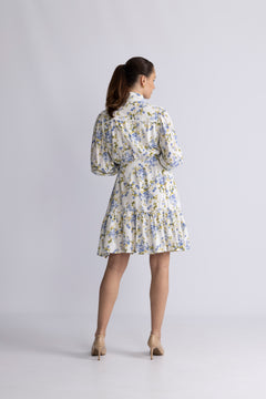 Yastilera Ls Shirt Dress - Star White Sumelli