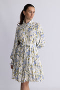 Yastilera Ls Shirt Dress - Star White Sumelli
