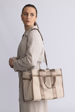 Cali Tote - Offwhite/Mole