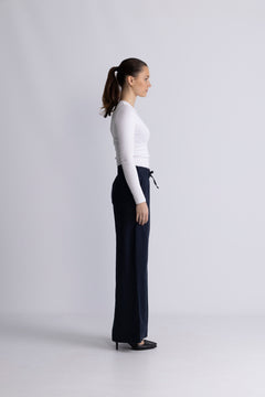 Immi Linen Pants - Navy