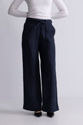 Immi Linen Pants - Navy