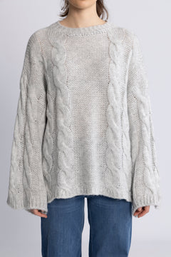 Lyza Knit - Light Grey Melange