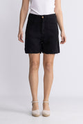 Maya Short Z - Black Linen
