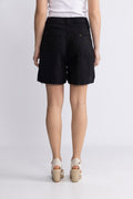 Maya Short Z - Black Linen