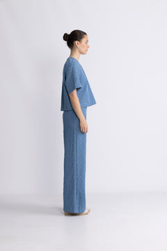 Prismcc Wide Pant - Denim Blue