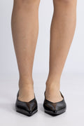 Isla Leather Pump - Black