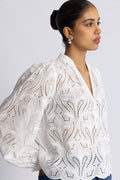 Tazzin Caza Blouse - White