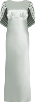 Louise Draped Back Maxi Dress - Sage