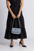 Washed Denima Hollis Bag - Denim