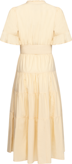Gaia Dress - Lemon Poplin