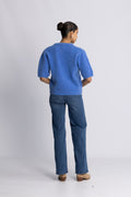 Kae Ss Knit Cardigan - Dove Blue