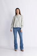 Yasvips Ls Shirt - Iceberg Green Vips Print