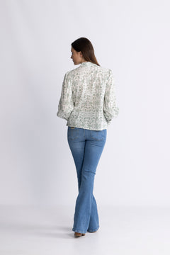 Yasvips Ls Shirt - Iceberg Green Vips Print
