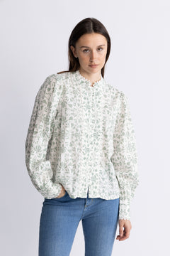 Yasvips Ls Shirt - Iceberg Green Vips Print