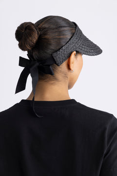 Day Straw Visor - Black