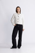 Luciana Jacket Stp - Vanilla Ice Blk