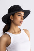 Day Braid Straw Hat - Black