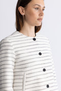 Luciana Jacket Stp - Vanilla Ice Blk