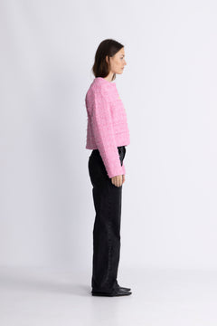 CalaCC Check Boucle Jacket - Candyfloss