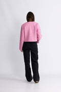 CalaCC Check Boucle Jacket - Candyfloss