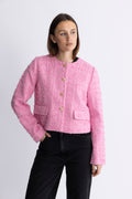 CalaCC Check Boucle Jacket - Candyfloss