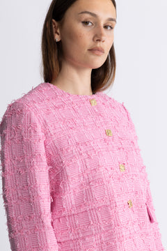 CalaCC Check Boucle Jacket - Candyfloss