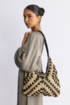Wafted Emily Bag - Black/Nature
