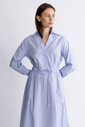 Alanis Dress - Light Blue Stripe