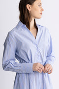 Alanis Dress - Light Blue Stripe