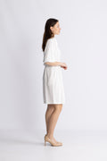 Asana 2/4 Dress - Egret