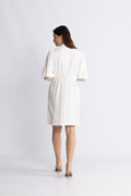 Asana 2/4 Dress - Egret
