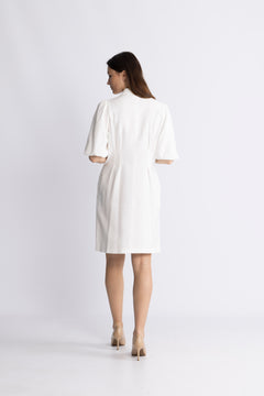Asana 2/4 Dress - Egret