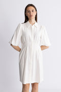 Asana 2/4 Dress - Egret