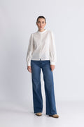Otilie Ls Blouse - White