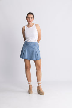 Mika Skirt - Medium Blue
