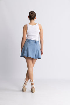 Mika Skirt - Medium Blue