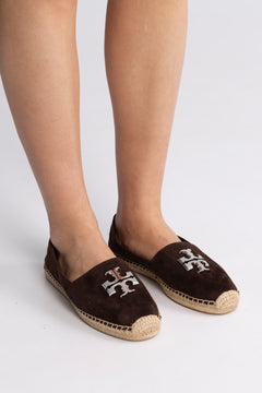 Eleanor Espadrille - Dark Cocoa/Silver