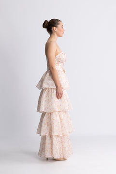 Alaya Maxi Dress - White Desert