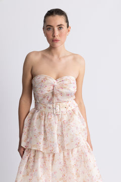 Alaya Maxi Dress - White Desert